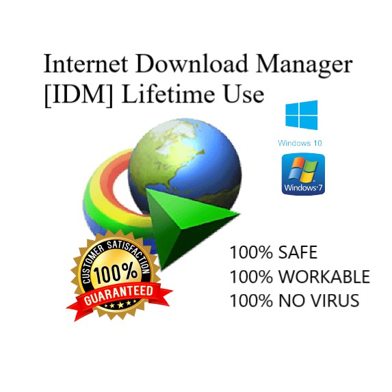 Internet Download Manager Idm For Windows 7 8 10 Lifetime Use 100 Safe Shopee Malaysia