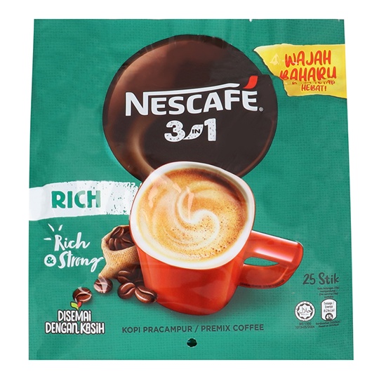 NESCAFE 3IN1 RICH 25X18G Shopee Malaysia