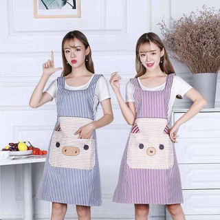 apron  Ready Stock   NEW ARRIVAL  Versi Korea apron wanita  