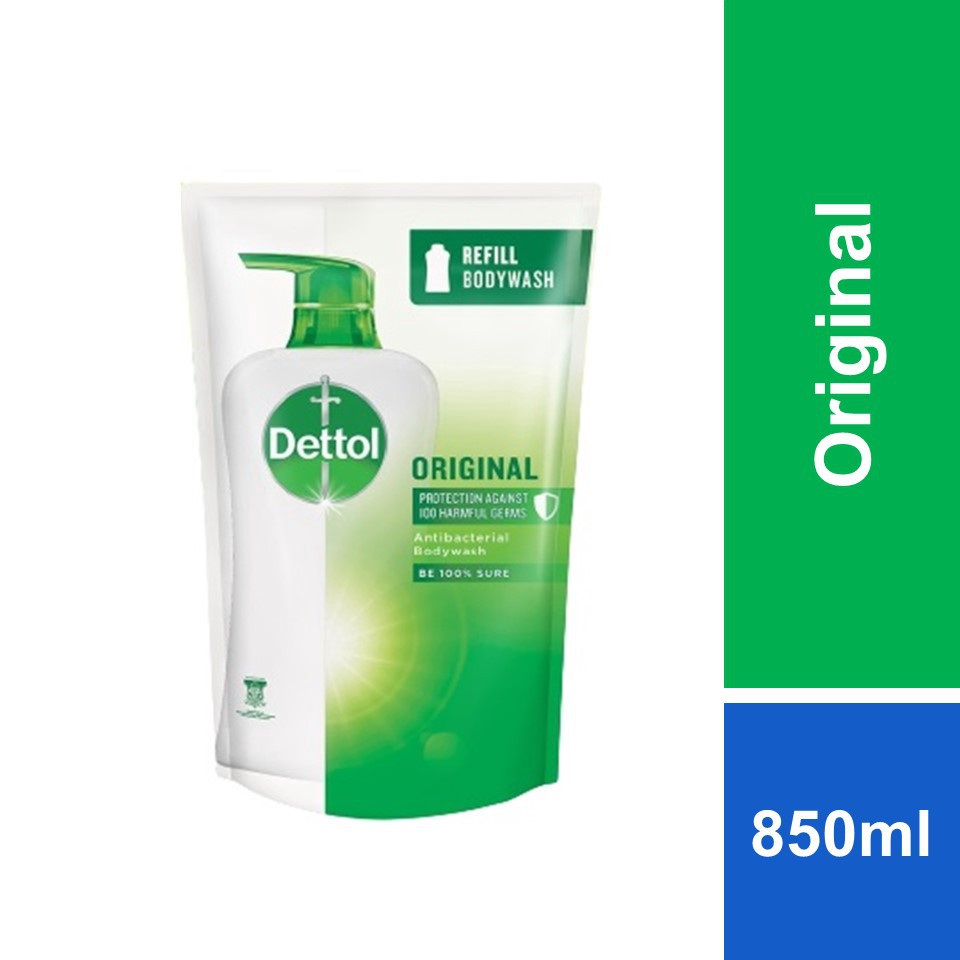 Dettol Shower Gel Refill Pouch Original 850ml Shopee Malaysia