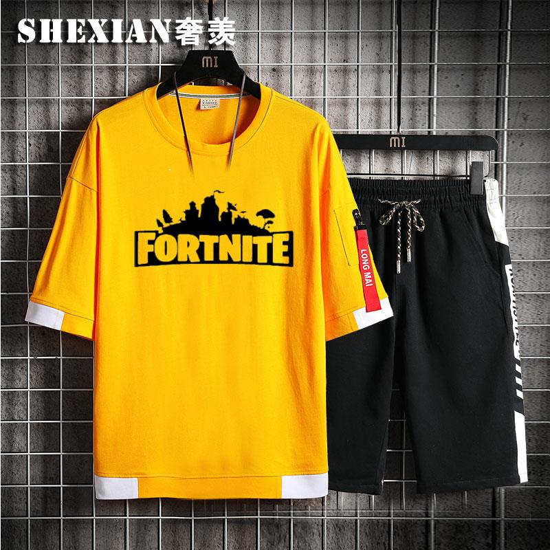 Fortnite Shirts And Pants Size Xxl Fortress Night Fortnite Game Loose T Shirt Peripheral Clothing Splicing Short Sleeve Men S And Women S Summer Suit T Shi Shopee Malaysia
