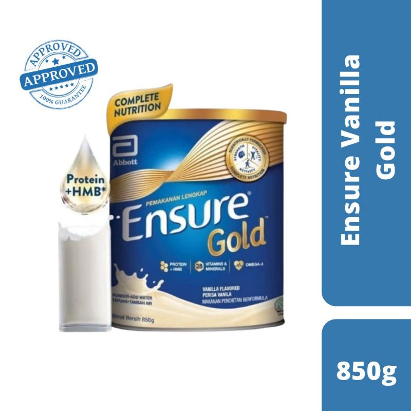 Ensure Gold Vanilla 850g Tin (Adult Complete Nutrition) | Shopee Malaysia