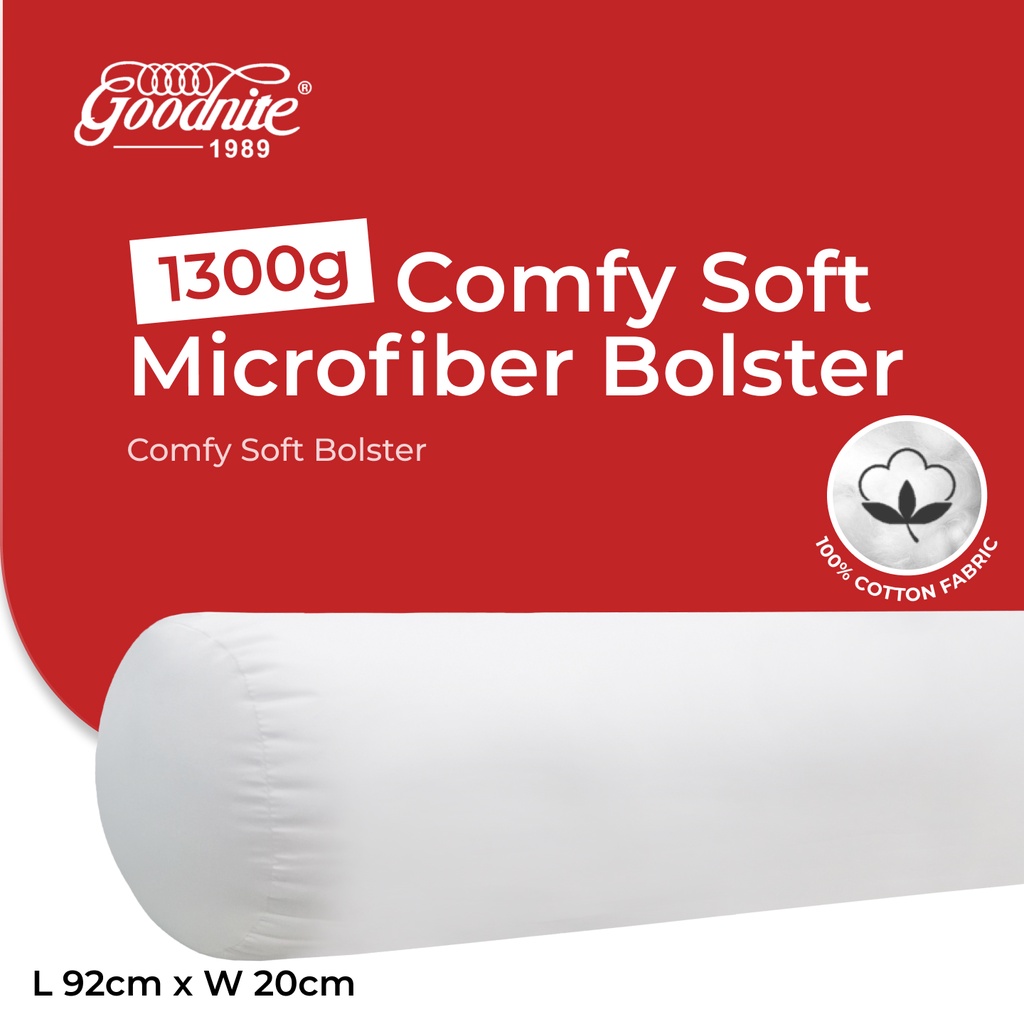 [SOFT BOLSTER]Goodnite Hotel 100 Microfiber Soft Down Bolster with 100