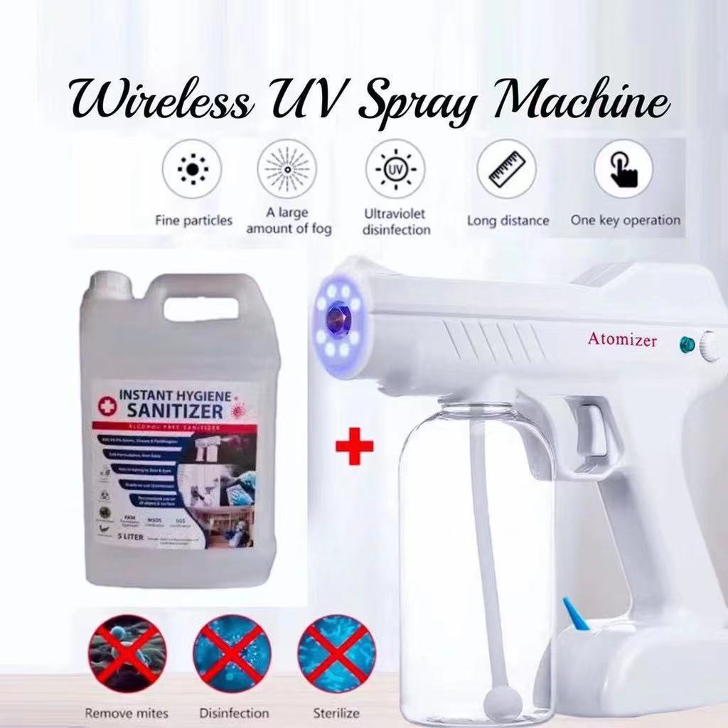 SF_ Foging Machine Disinfectant Spray Gun Handheld Wireless Atomizer