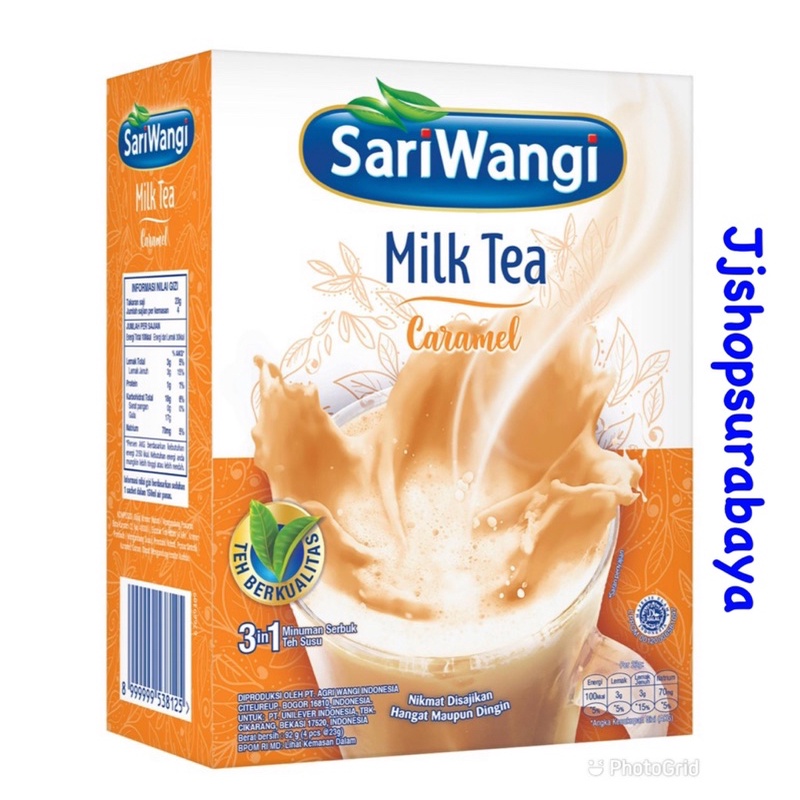 Sariwangi Milk Tea Caramel 23 G X 4 Sari Fragrant Caramel Milk Tea Shopee Malaysia