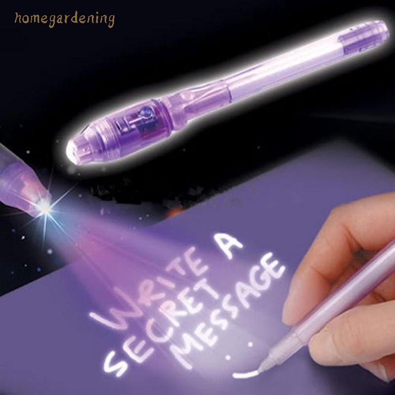 Secret Message Pen Multifunction Highlighter Night Lamp Anti-Counterfeiting Invisible Ink Money Checking Pen Drawing Learning UV Light Magic Pen