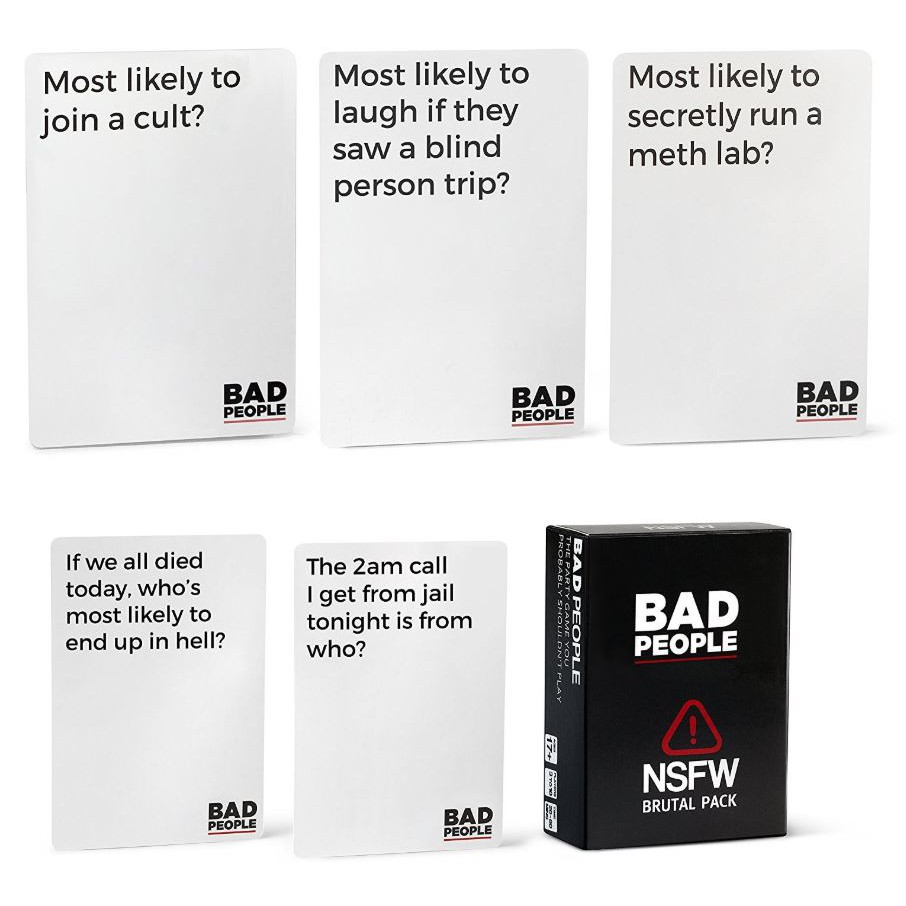 Research Unir Net Bad People Card Game Basic Nsfw Brutal Pack Party Family Games Uk Free Toys Games Other Poker Card Games