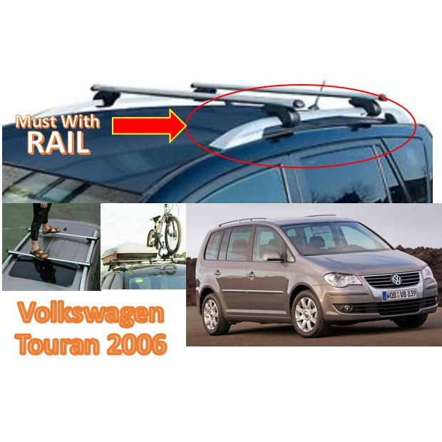 Volkswagen Touran 2006 New Aluminium universal roof carrier Cross Bar Roof Rack Bar Roof Carrier Luggage Carrier
