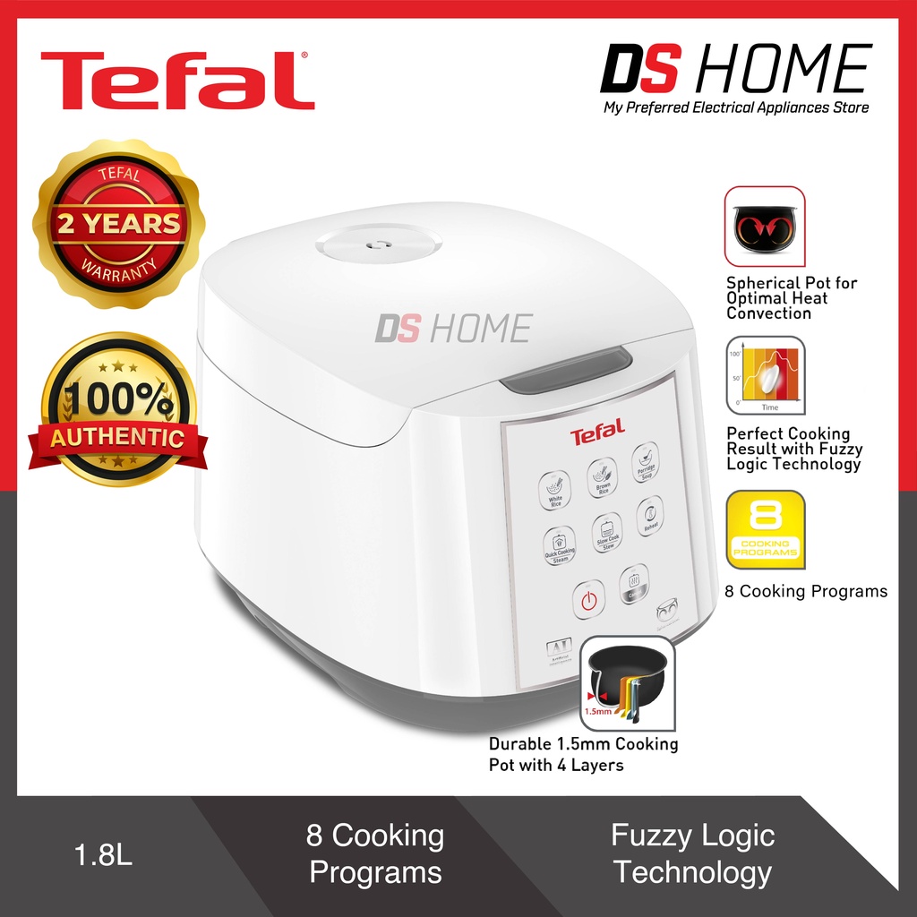 TEFAL RK7321 FUZZY LOGIC RICE COOKER (1.8L) Shopee Malaysia