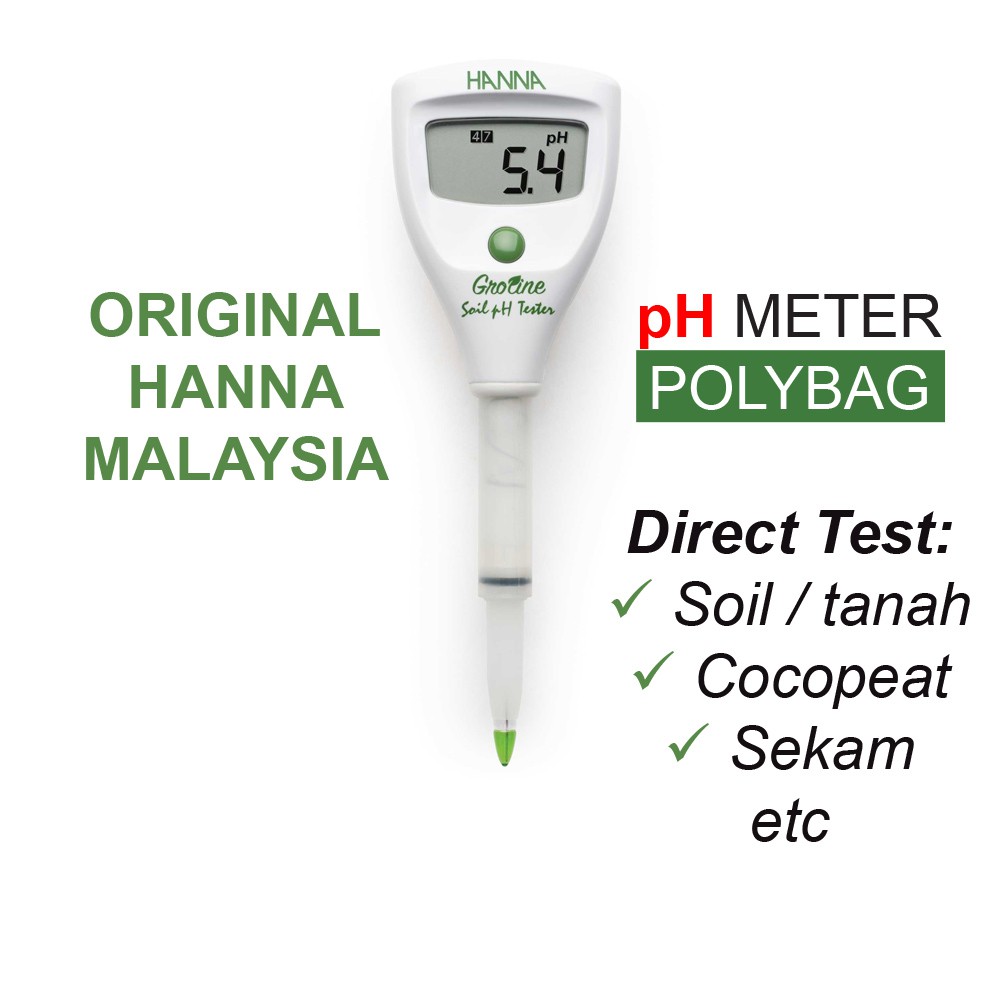 pH Meter Hanna Groline HI981030 Soil pH Tester Meter Hanna Instrument
