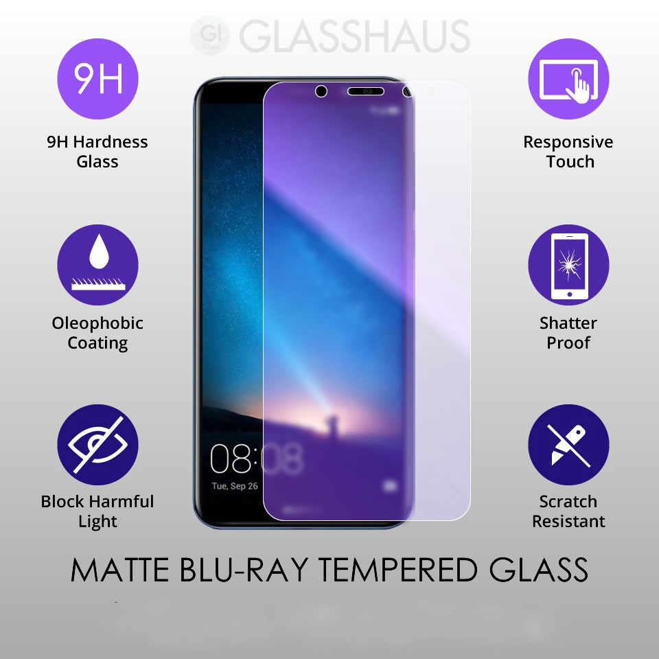 Blue ray tempered glass