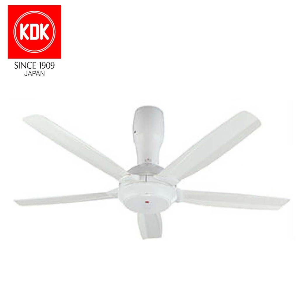 Kdk Remote Ceiling Fan K14y5 White 5 Blade 56 Shopee Malaysia