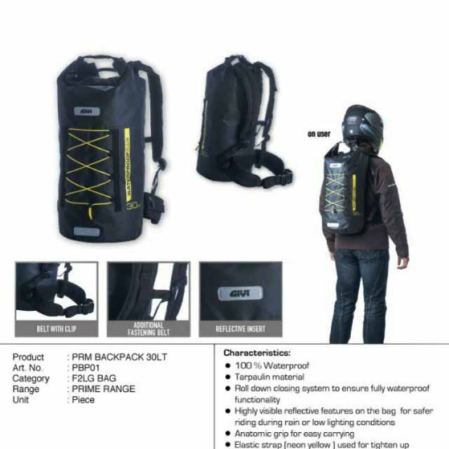 givi waterproof backpack
