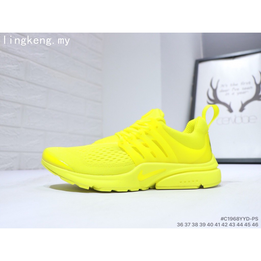 nike air presto all yellow