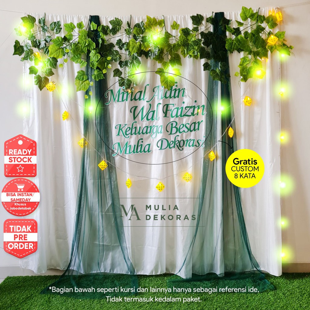 Ramadan Marhaban Eid Backdrop Decoration Complete Package Of Eid Al Fitr Day Shopee Malaysia