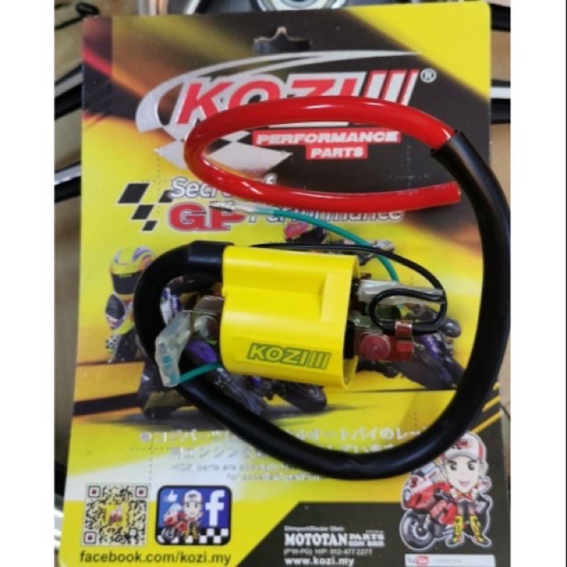 KOZI COIL PLUG RACING EX5/KRISS100/KRISS110/KRISS120 Shopee Malaysia