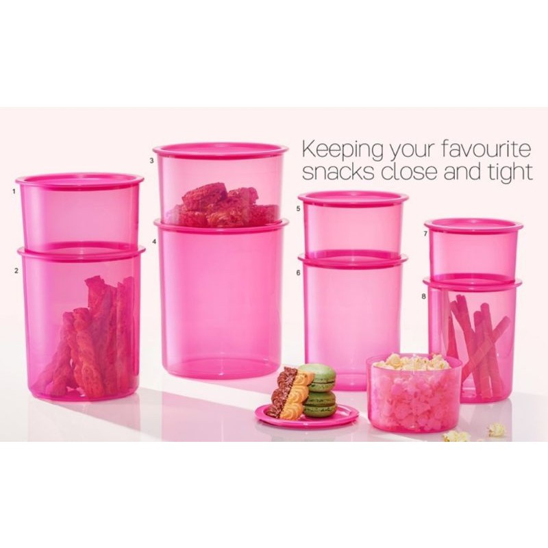 BEKAS KEDAP UDARA TUPPERWARE / AIRTIGHT FOOD CONTAINER/ BEKAS KUIH RAYA/ FOOD JAR /DISPENSER / BEKAS GULA /Bekas plastik