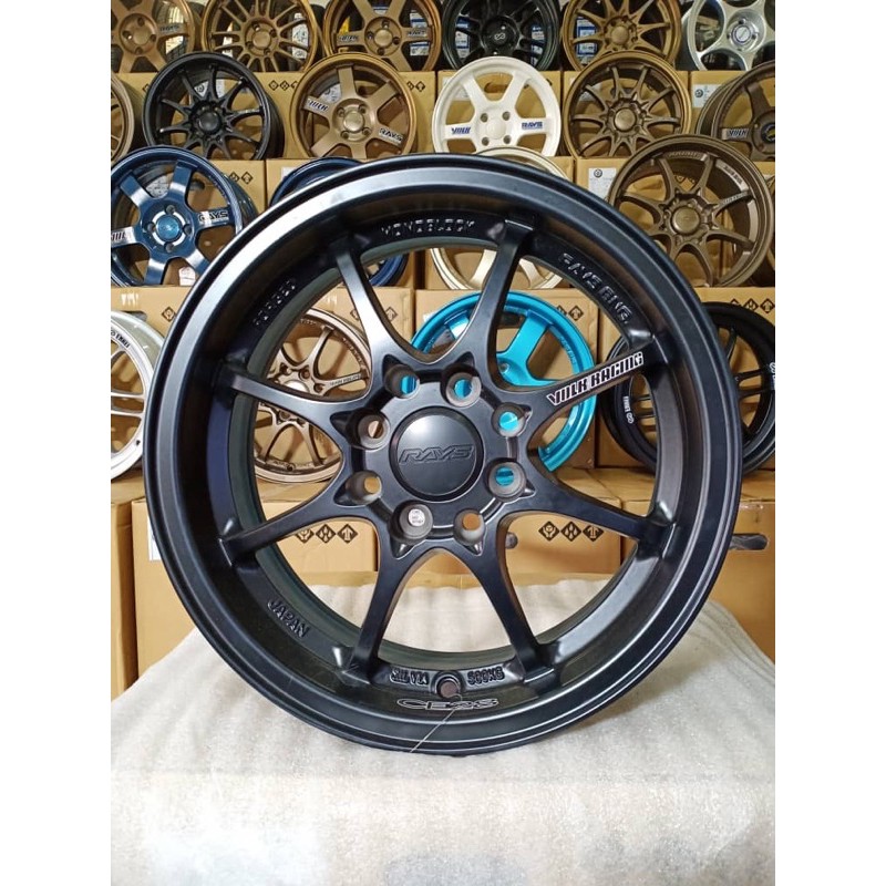 Rays Te37 Ce28 Rpo Sport Rim 14 Inch 4h100 4h110 14x5 5 Wheels 1 Set