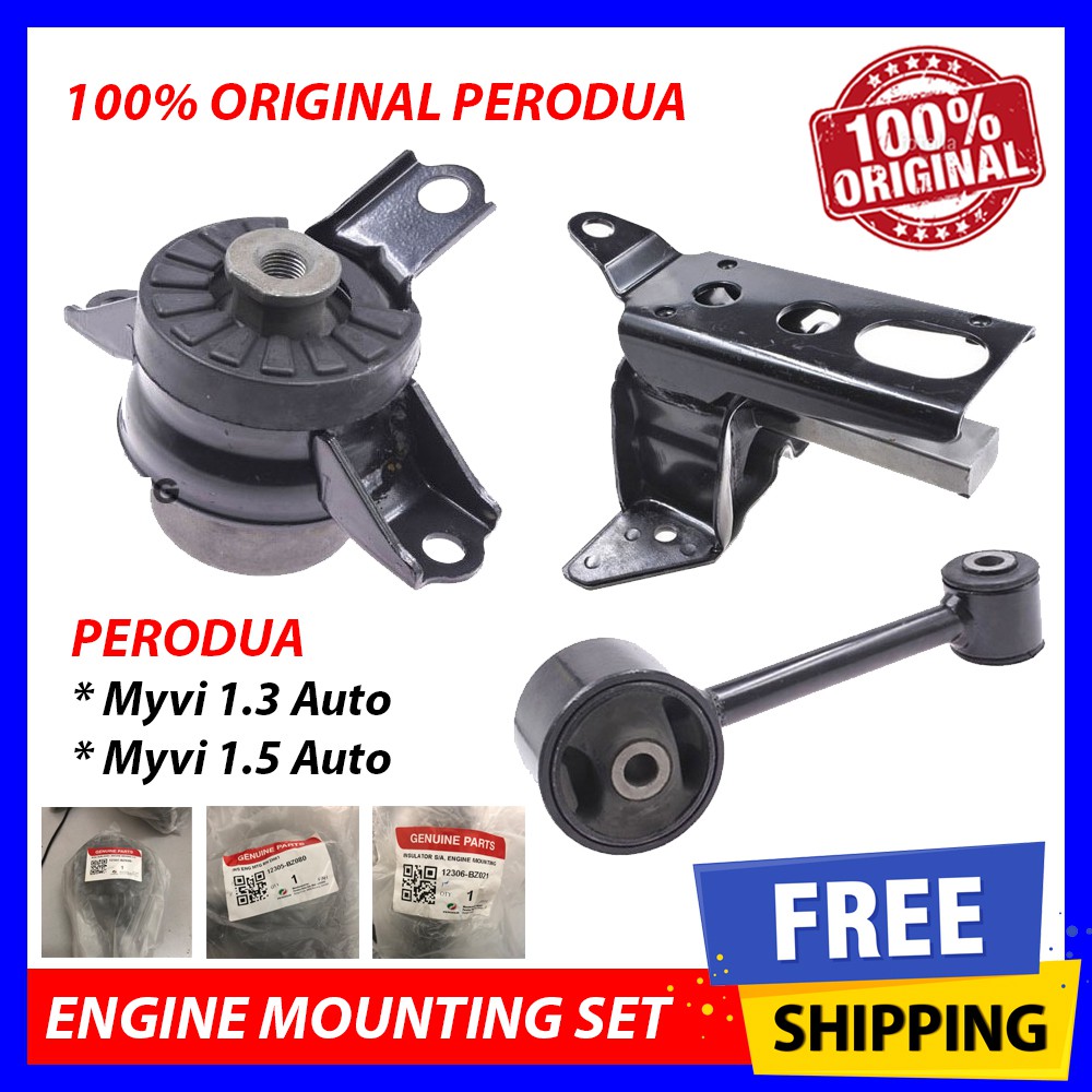 (100% Original) Perodua Engine Mounting Set - Myvi & Myvi 