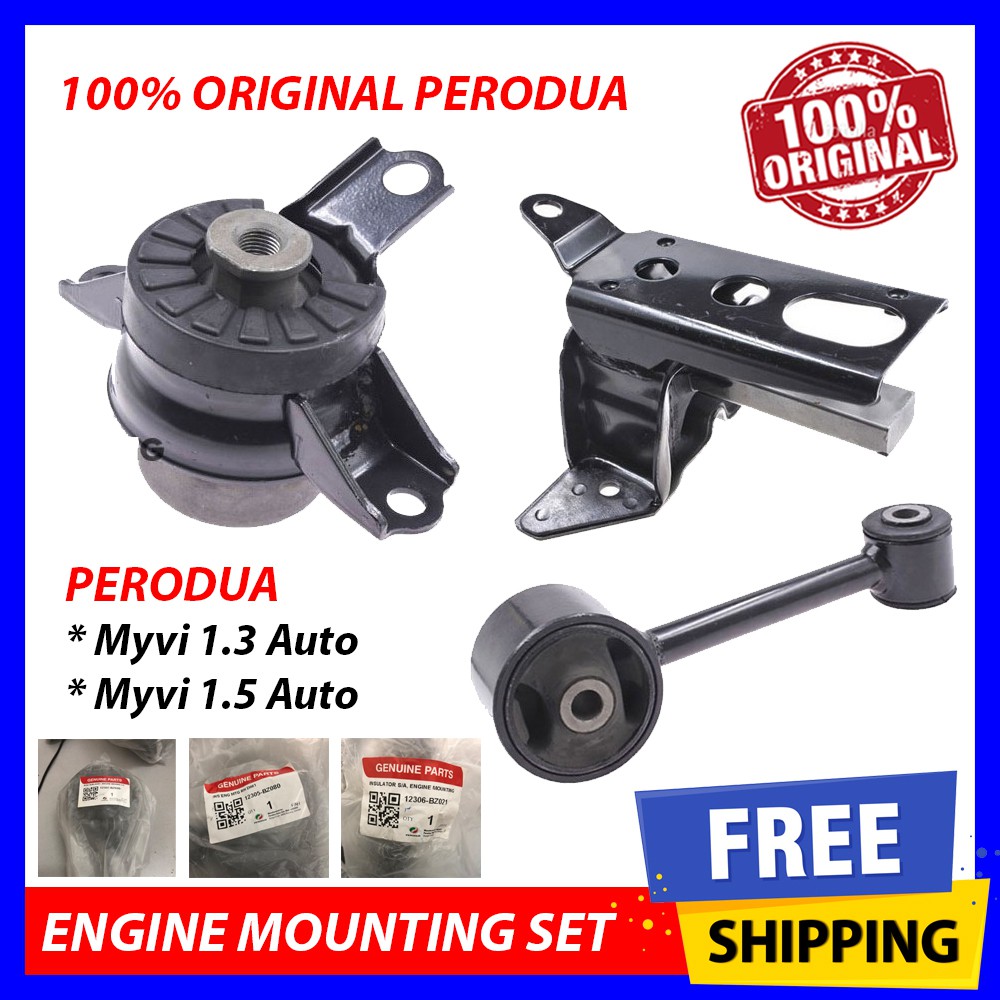 (100% Original) Perodua Engine Mounting Set  Myvi & Myvi Lagi Best 1.3