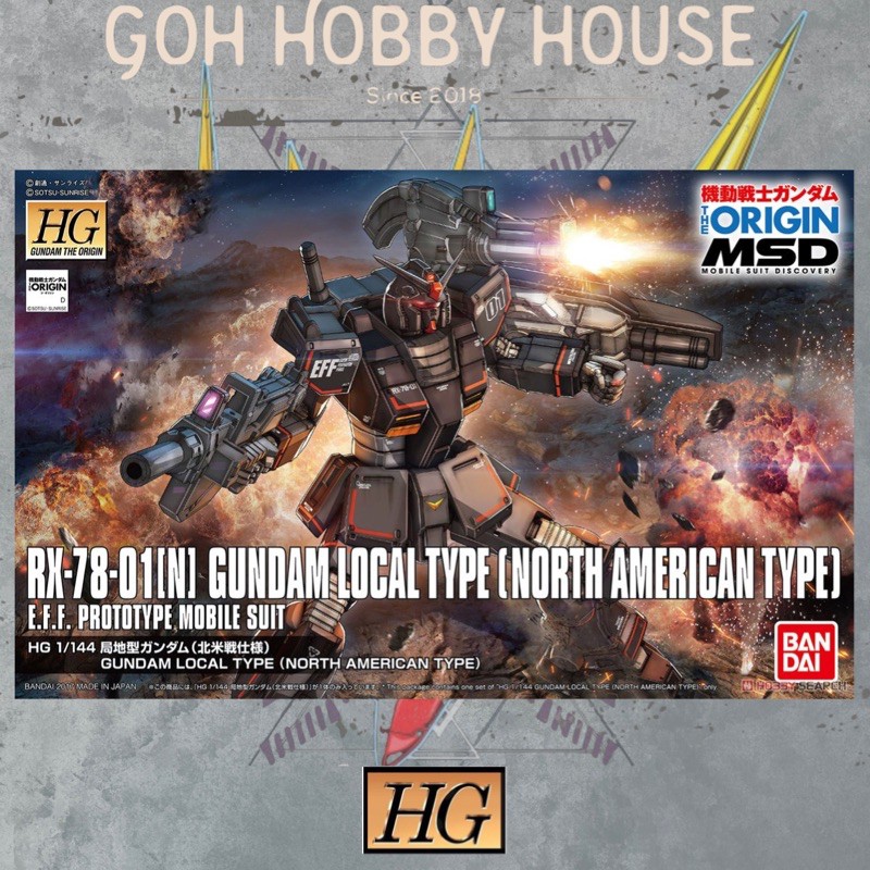 Buy Bandai Hg 1 144 Rx 78 01 N Gundam Local Type North American Front Seetracker Malaysia