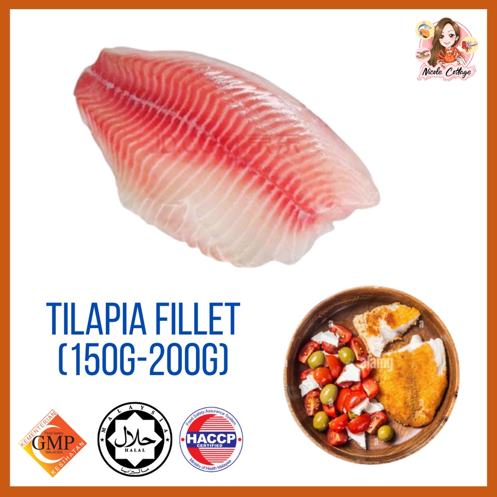 Tilapia Fillet (150g200g +/) FIsh Fillet Ikan Talapia/Tilapia Fillet