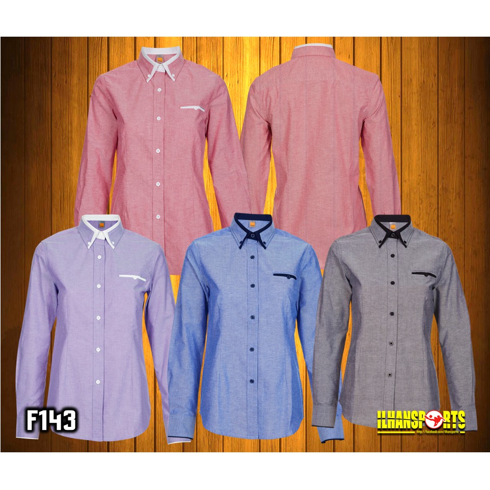 F142 F143 Oren Sport Corporate Uniform Male Female Lelaki Wanita Baju Korporat Shopee Malaysia