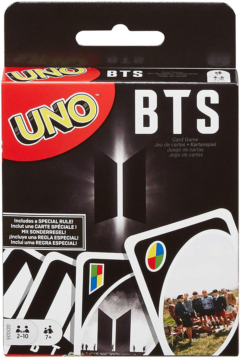 Mattel Games Kpop Bts Bangtan Boys Album Uno Card Game Family Funny Entertainment Board Game Poker Kids Toys Playing Cards Lu7082 Shopee Malaysia