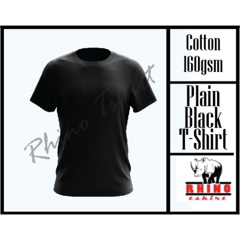 t shirt hitam kosong