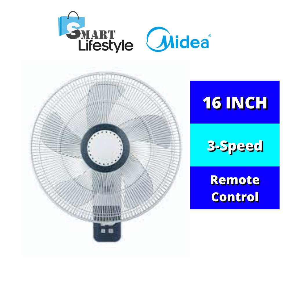 Buy Midea Wall Fan With Remote Control 16 Mf 16fw15kra Seetracker Malaysia