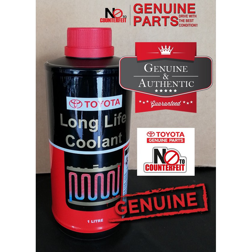 100 Genuine Toyota Long Life Coolant 1l Shopee Malaysia