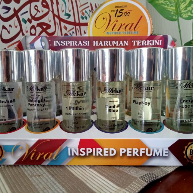 Minyak Wangi Viral Mekar Inspired Perfume Shopee Malaysia