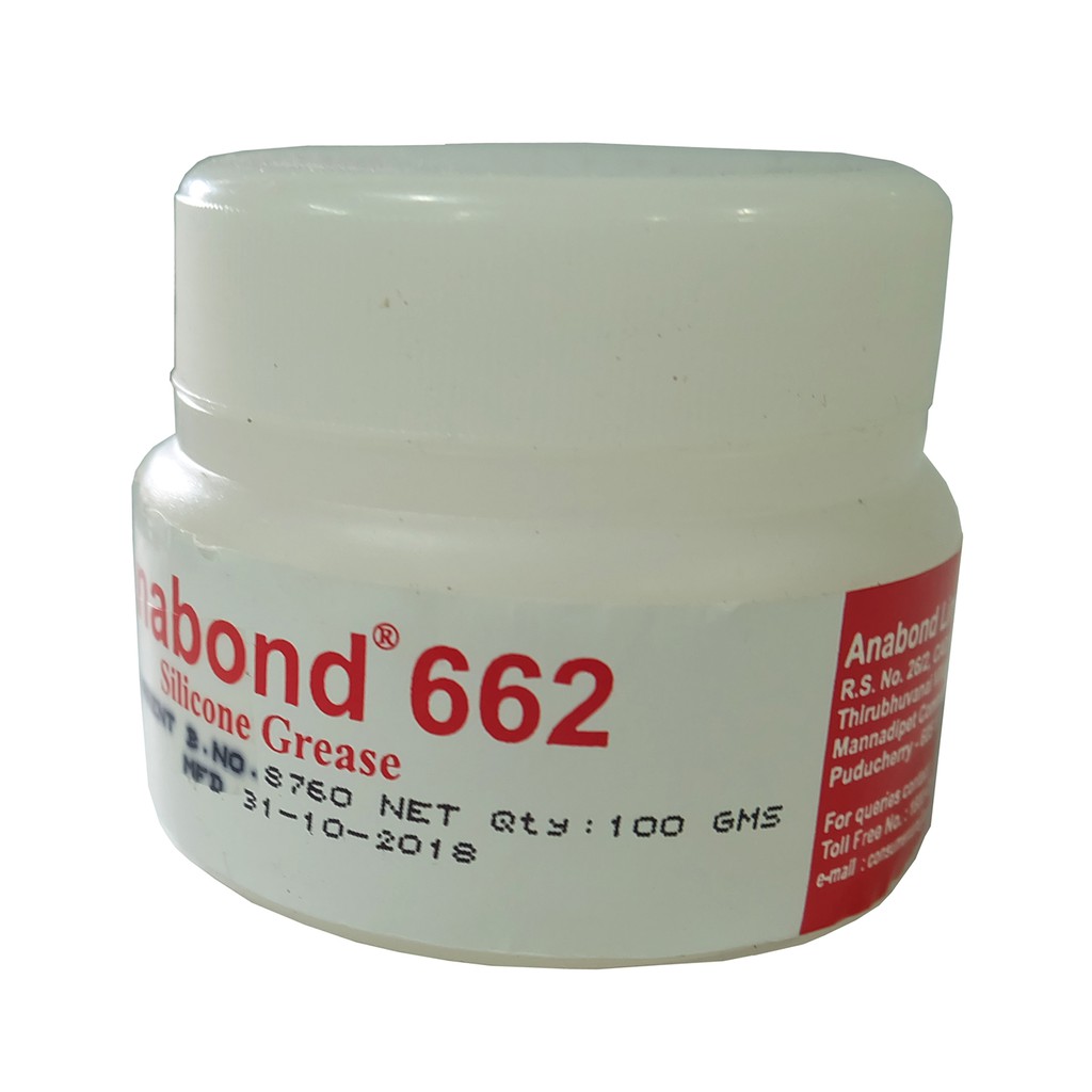 Anabond 662 Silicone Grease Rubber Grease ORing, Plastic or Metal