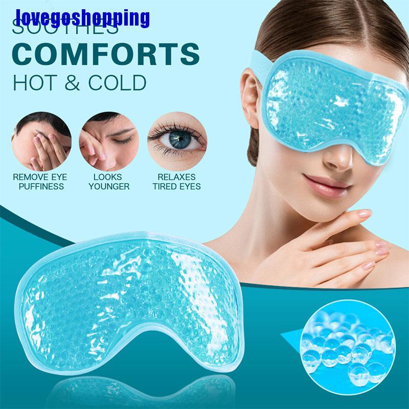 Hot Cold Compress Pack Eye Therapy Gel Beads Ice Pack Eye Mask For