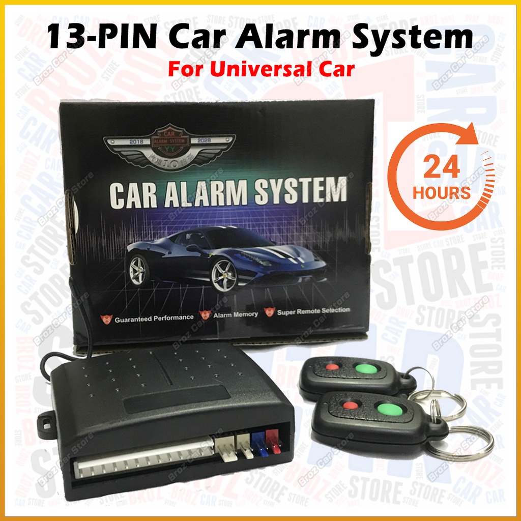 13 Pin Car Door Alarm System Security Central Locking Alarm System For