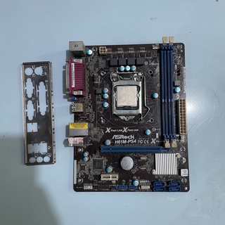 Used, 100% ASRock H61M-VS4 H61 H61M 1155 DDR3 16G Integrated graphics Motherboard | Shopee Malaysia