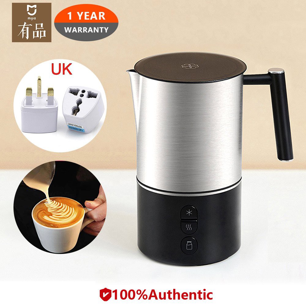 EIsB Xiaomi  Mijia Youpin SCISHARE™ Electric Milk Frother Bubble Coffee DIY Machine 220V cappuccino Hot Chocolate Milk H