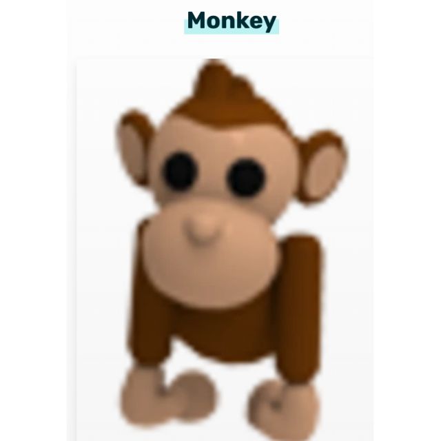 Monkey Adopte Me Shopee Malaysia - roblox adopt me monkey box extremely rare item collector shopee malaysia