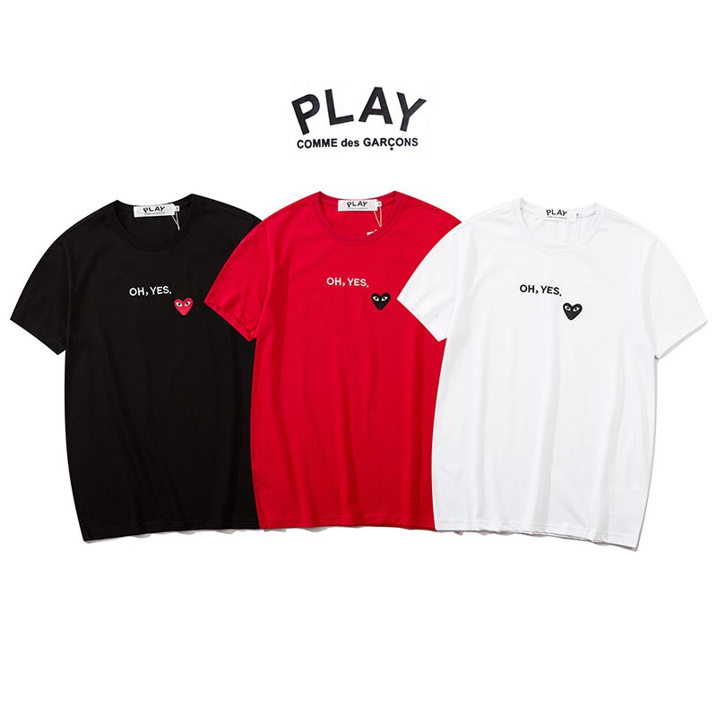 cdg play shirts