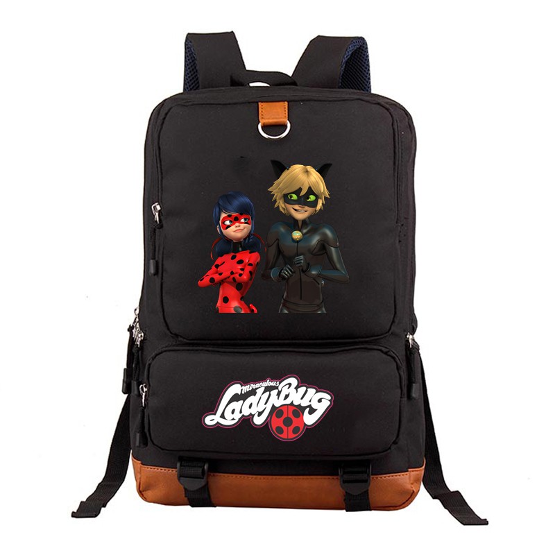 Miraculous Ladybug Laptop Backpack School Bag for Girls ...