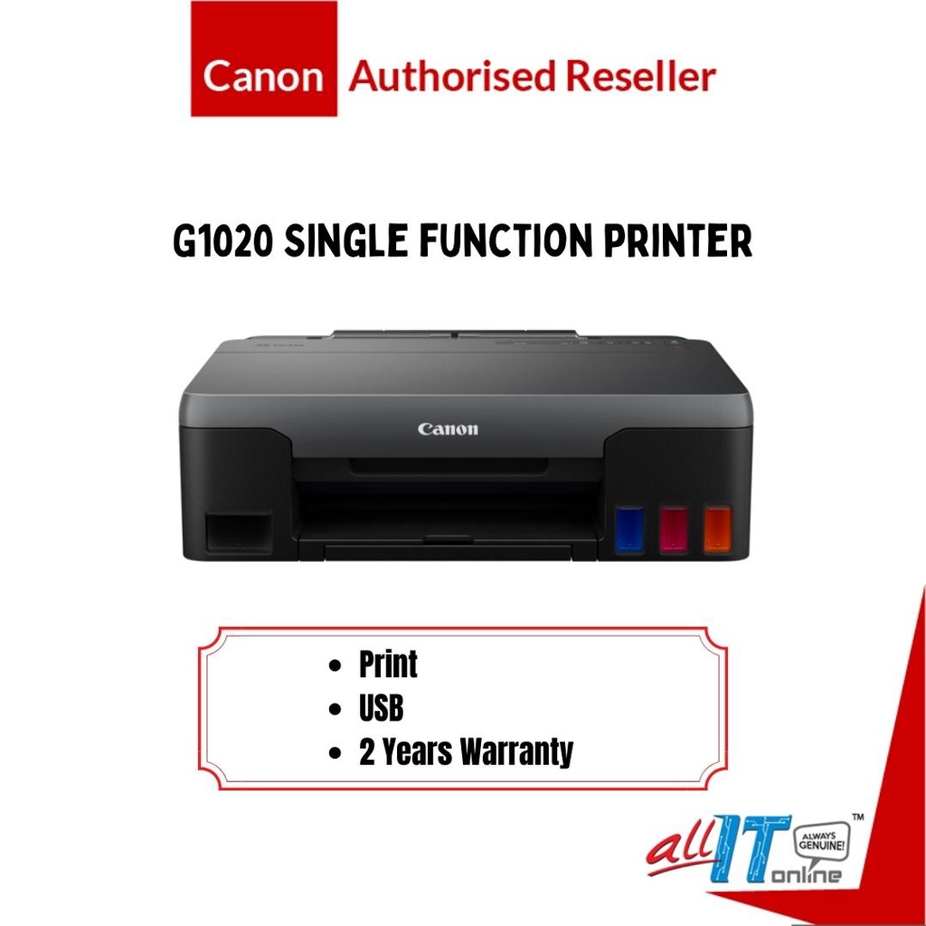 Canon Pixma G1020 Ink Efficient Printer Shopee Malaysia