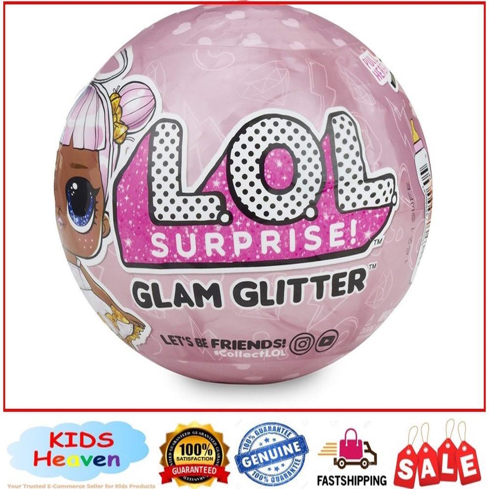 lol surprise glam glitter fake