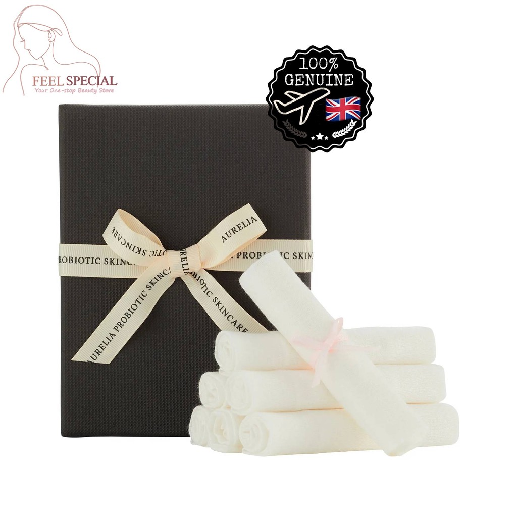KL READY STOCK 🇬🇧 | AURELIA PROBIOTIC SKINCARE Monday to Sunday Natural Organic Bamboo Muslins