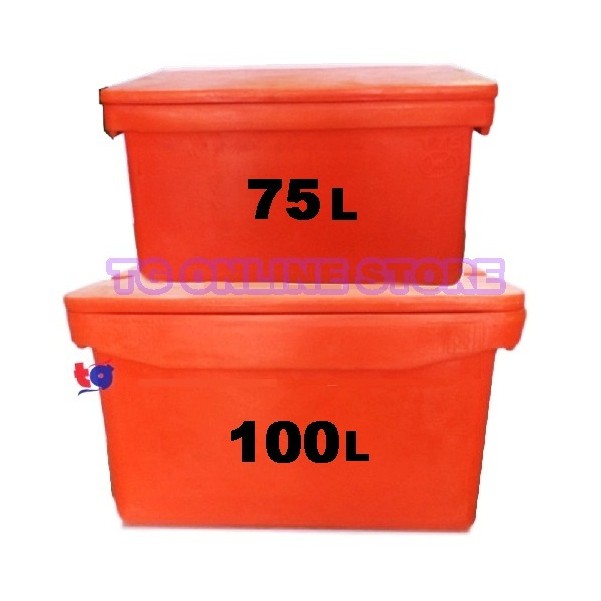 75L / 100L Cooler Box / Ice Box / Ice bucket / Picnic box / Fish Box