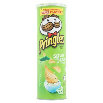 Pringles Sour Cream & Onion Potato Crisps 110g | Shopee Malaysia