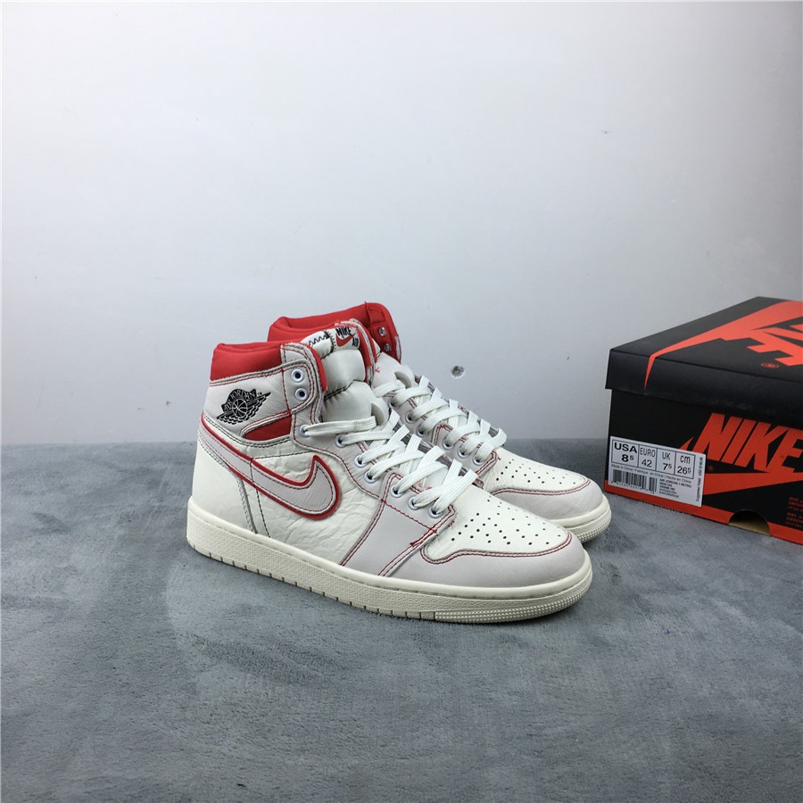 air jordan 1 sail university red