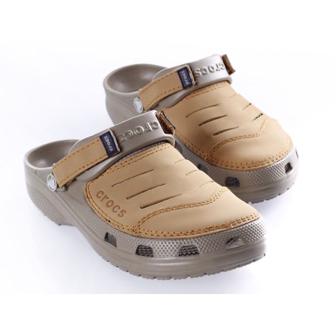 leather crocs mens