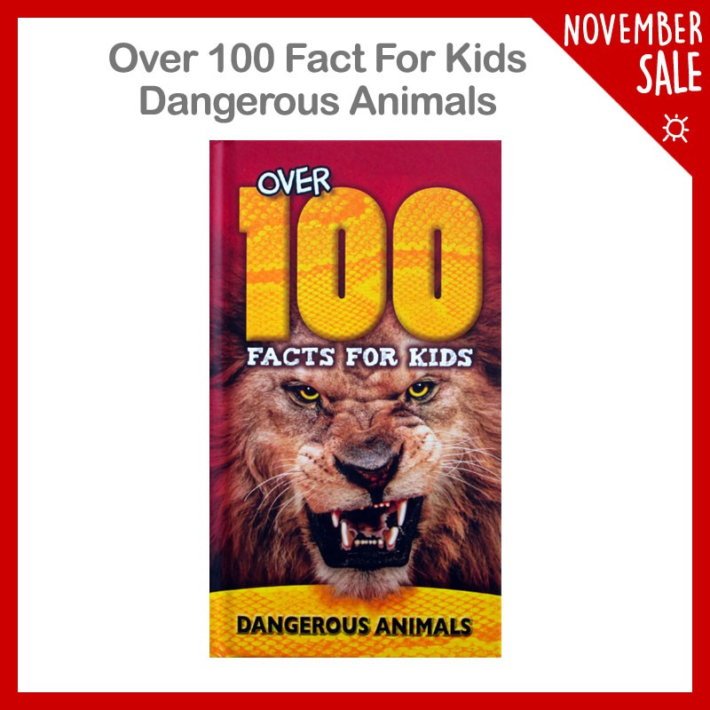 kd) Over 100 Facts For Kids Dangerous Animals | Shopee Malaysia