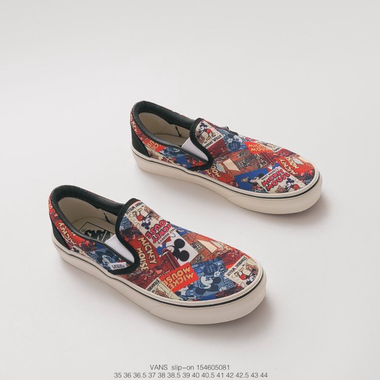 mickey mouse slip ons