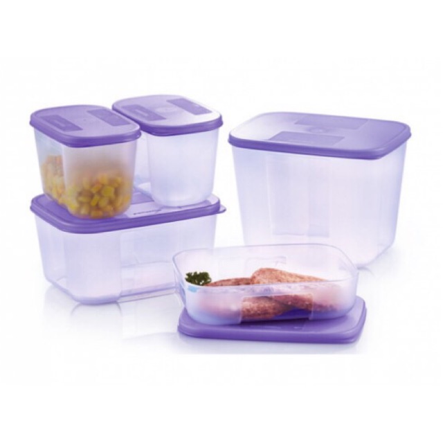 Tupperware My First FreezerMate 5pcs Set Freezer Containers Housewarming Gift